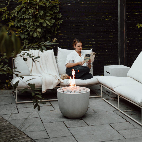 HPC Fire Element Lightweight 20" Round Concrete Fire Pit