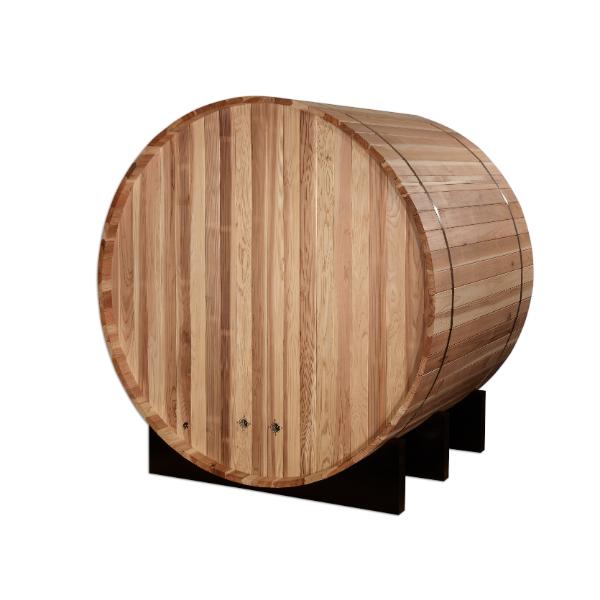 Golden Designs "St. Moritz" 2 Person Barrel Traditional Sauna (GDI-B002-01)