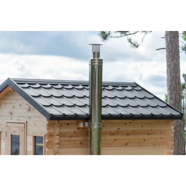 Leisurecraft CT Georgian Cabin Wood Burning Sauna