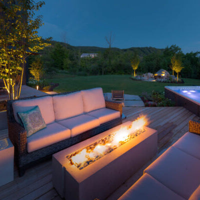 HPC Fire Sonoma Concrete 56" Fire Pit by Dekko