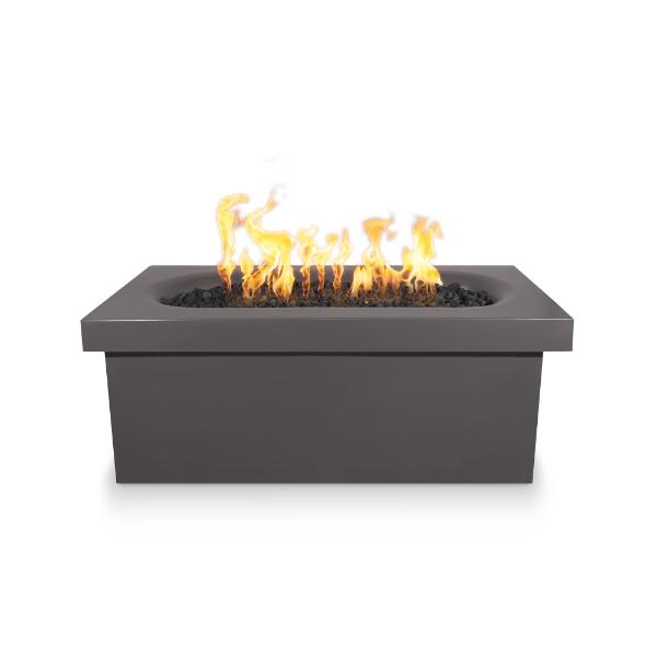 The Outdoor Plus 60" Ramona Concrete Rectangular Fire Table
