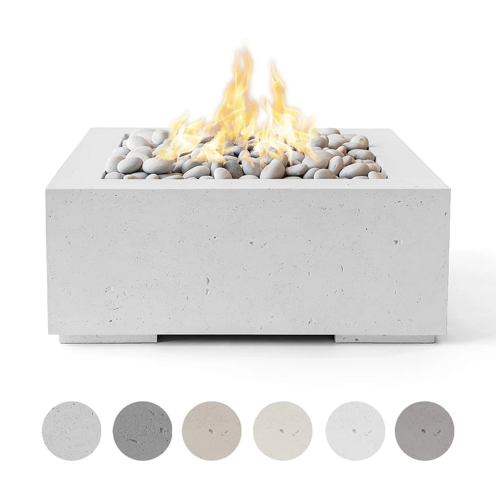 HPC Fire Alea Concrete 40" Fire Pit by Dekko