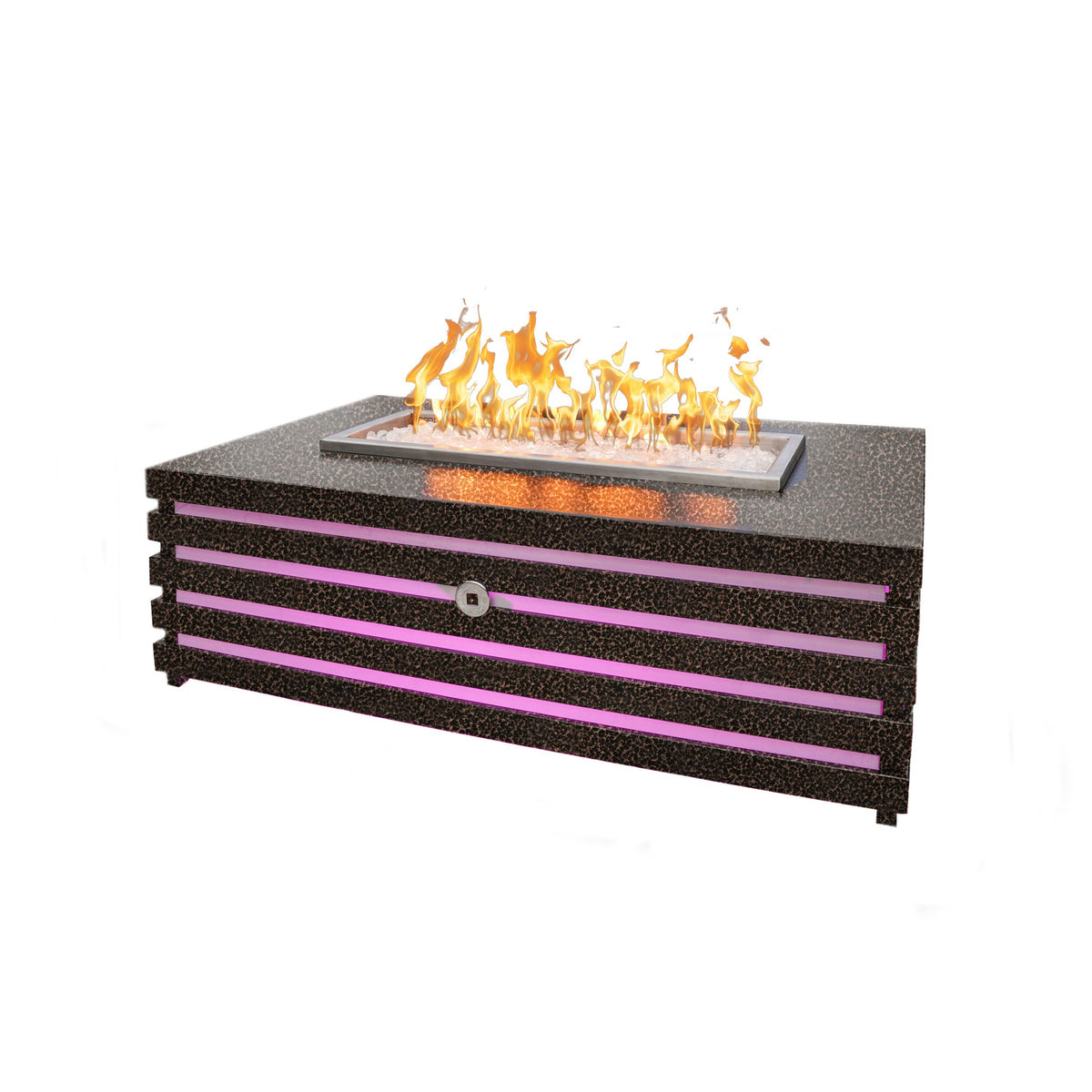Amina Powder Coat Fire Pit - Copper Vein