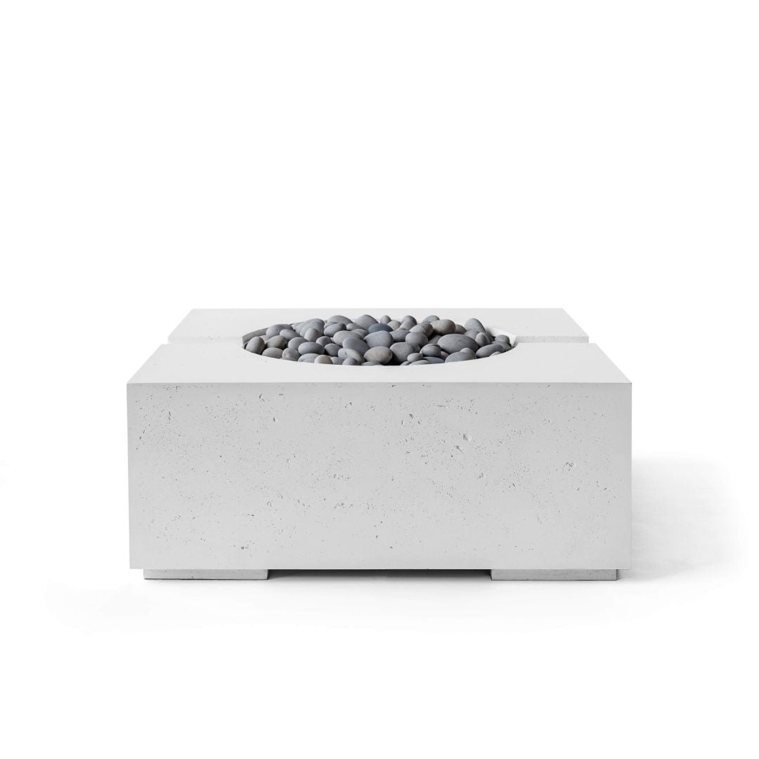 HPC Fire Bravo Square Lightweight Concrete 32" Fire Pit by Dekko