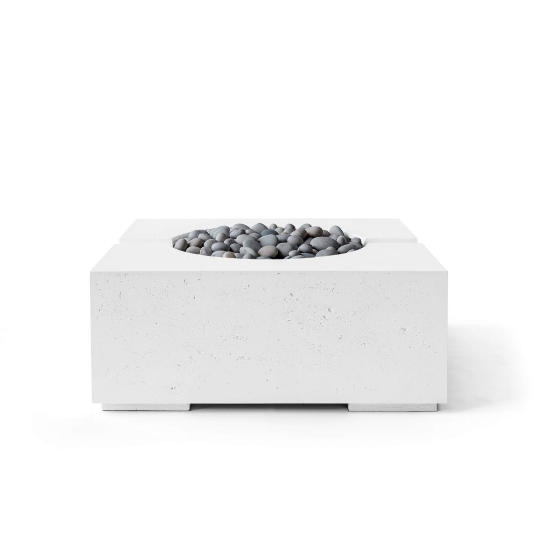 HPC Fire Bravo Square Lightweight Concrete 32" Fire Pit by Dekko