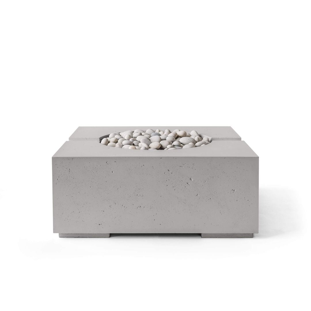 HPC Fire Bravo Square Lightweight Concrete 32" Fire Pit by Dekko