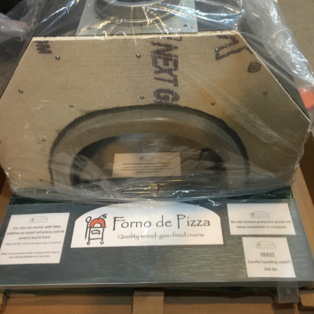 HPC Fire Di Napoli Series Hybrid Dual Fuel Wood & Gas Pizza Enclosed Oven