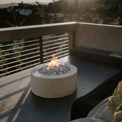 HPC Fire Belmont Concrete 36" Fire Pit by Dekko