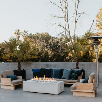 HPC Fire Avera 60” Concrete Fire Pit by Dekko