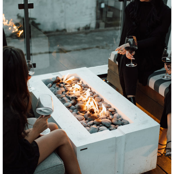 HPC Fire Avera Concrete Fire Pit by Dekko