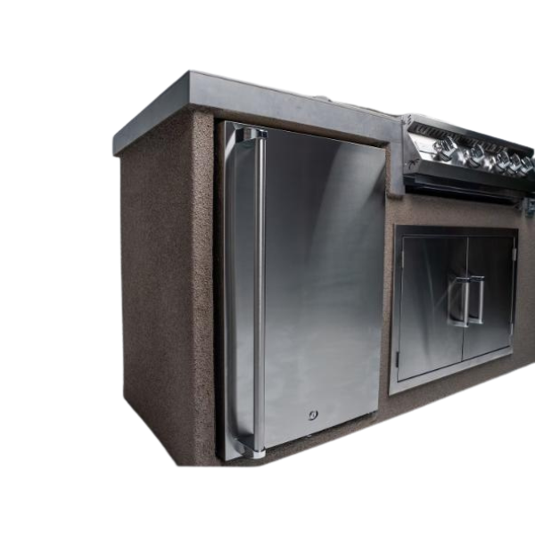 KoKoMo 7' Straight Outdoor Kitchen Island