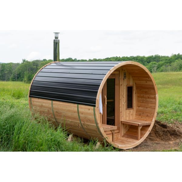 Leisurecraft CT Serenity Wood Burning Barrel Sauna