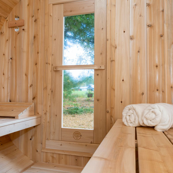 Leisurecraft CT Serenity Wood Burning Barrel Sauna