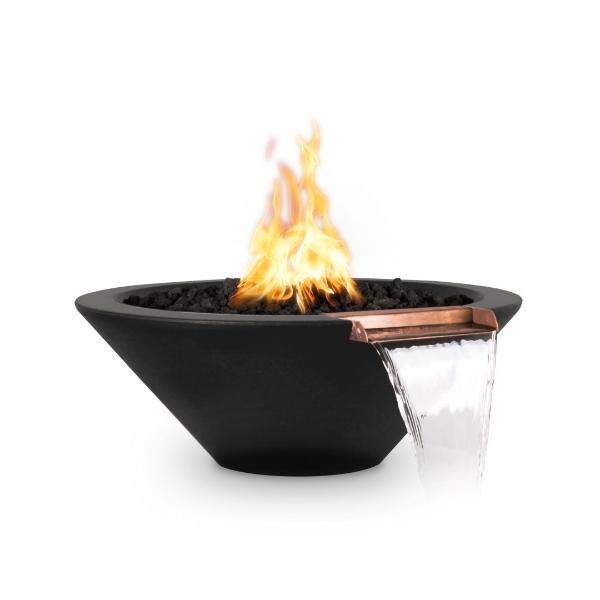 The Outdoor Plus Cazo Fire & Water Bowl - GFRC Concrete