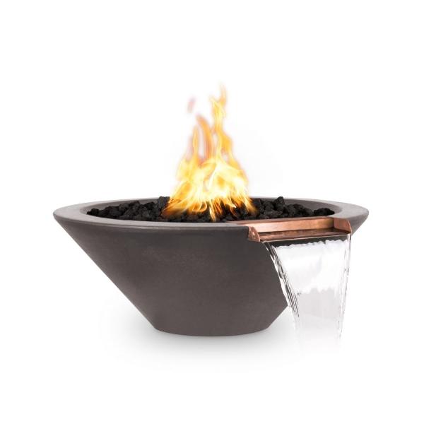 The Outdoor Plus Cazo Fire & Water Bowl - GFRC Concrete