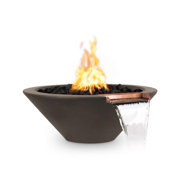 The Outdoor Plus Cazo Fire & Water Bowl - GFRC Concrete