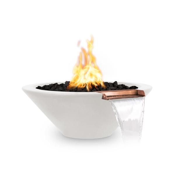 The Outdoor Plus Cazo Fire & Water Bowl - GFRC Concrete