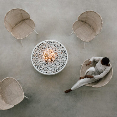 HPC Fire Serenade Concrete 40" Fire Pit by Dekko