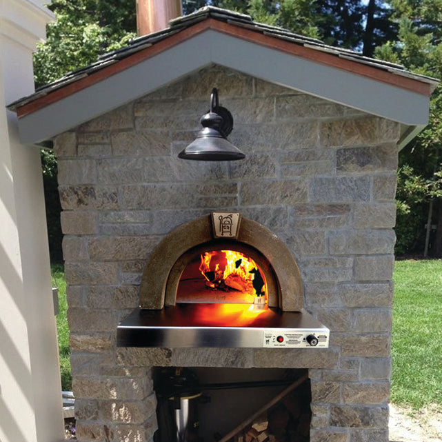HPC Fire Di Napoli Series Hybrid Dual Fuel Wood & Gas Pizza Enclosed Oven