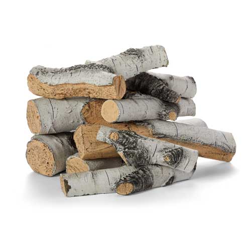 HPC Fire Aspen Birch Outdoor Concrete Gas Log Set