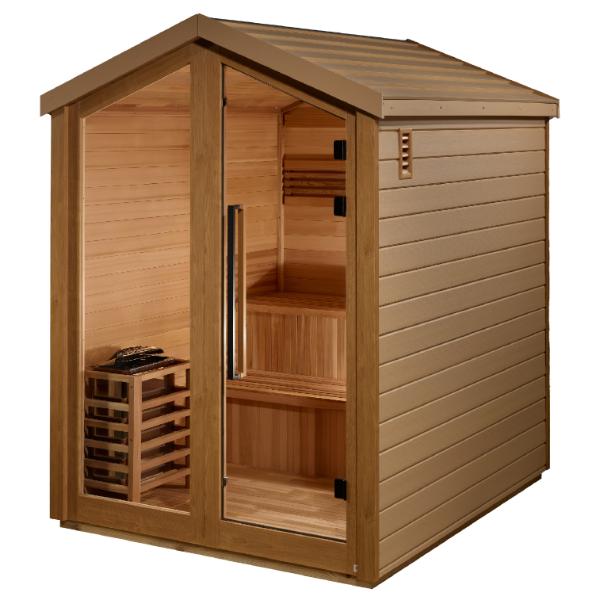 Golden Designs "Kaarina" 6 Person Barn Outdoor Traditional Sauna