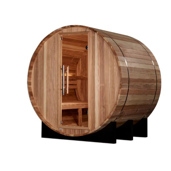 Golden Designs "St. Moritz" 2 Person Barrel Traditional Sauna