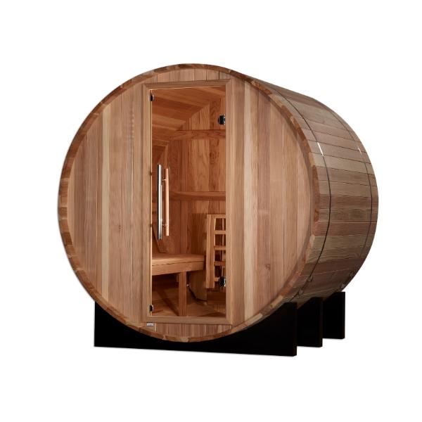Golden Designs "St. Moritz" 2 Person Barrel Traditional Sauna
