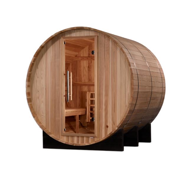 Golden Designs "Arosa" 4 Person Barrel Traditional Sauna