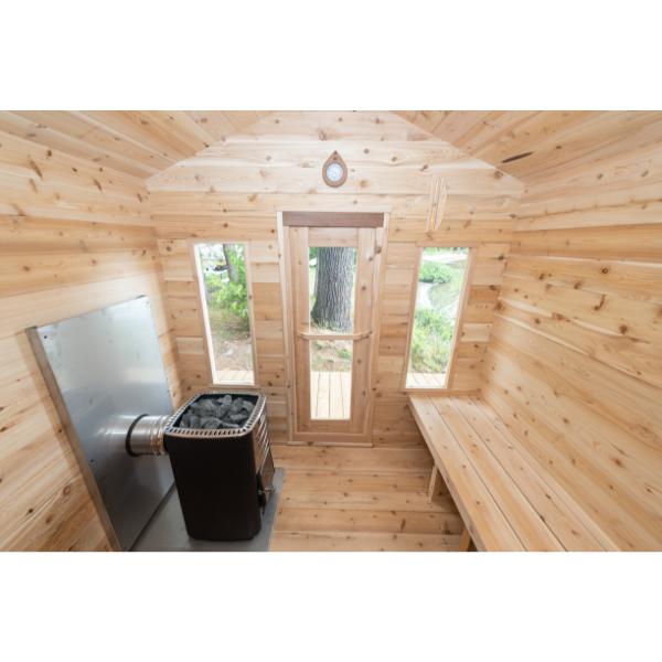Leisurecraft CT Georgian Cabin Wood Burning Sauna