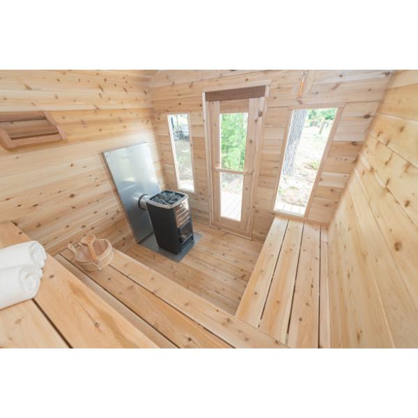 Leisurecraft CT Georgian Cabin Wood Burning Sauna