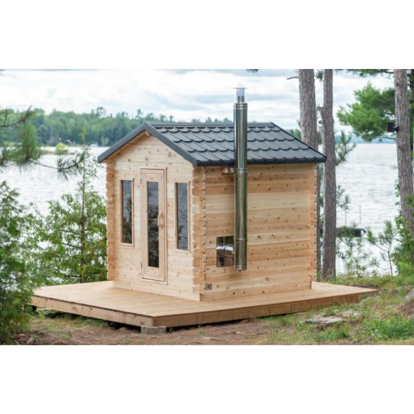Leisurecraft CT Georgian Cabin Wood Burning Sauna