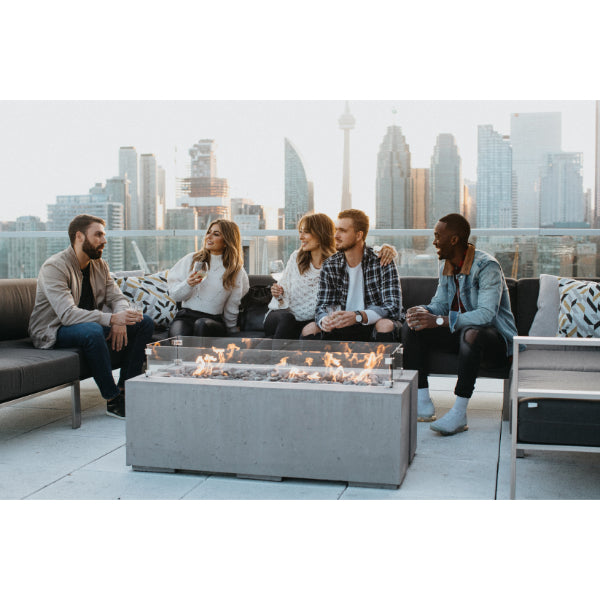 HPC Fire Avera Concrete Fire Pit by Dekko