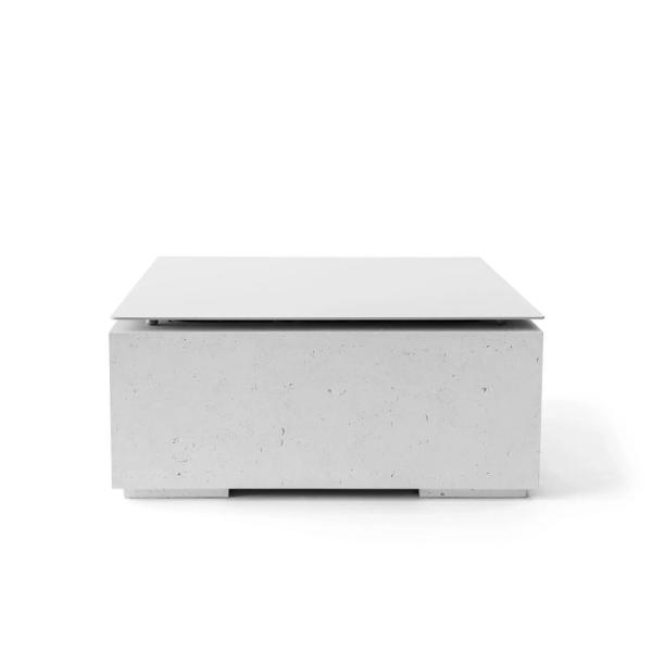 HPC Fire Bravo Square Lightweight Concrete 32" Fire Pit by Dekko