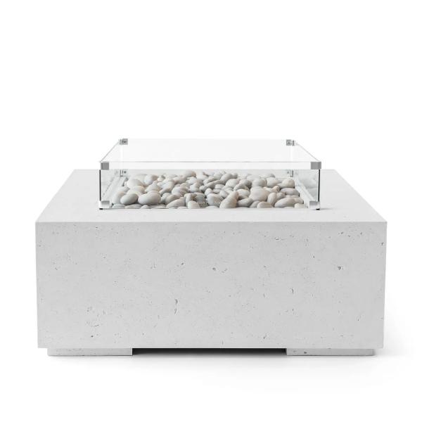 HPC Fire Alea Concrete 40" Fire Pit by Dekko