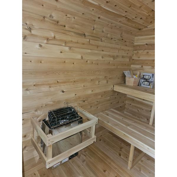 Leisurecraft CT Georgian Cabin Electric Heated Sauna