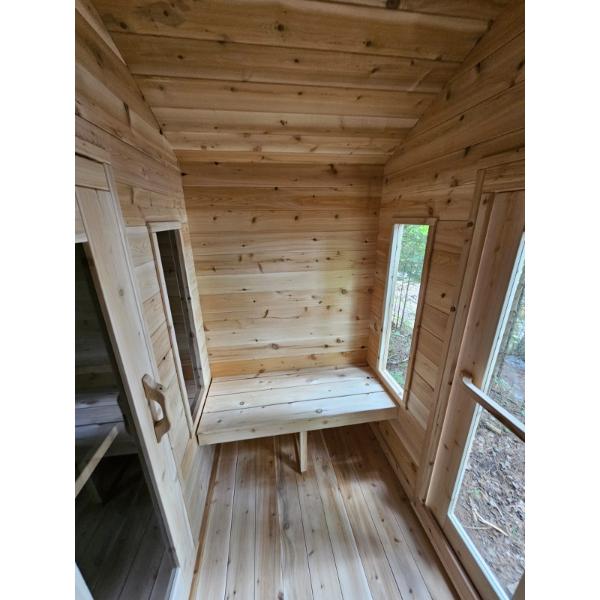 Leisurecraft CT Georgian Cabin Electric Heated Sauna