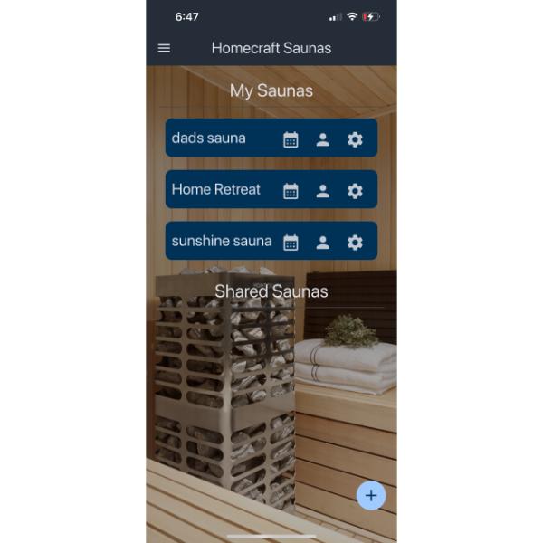 Homecraft Electric Sauna Wifi Touchpad