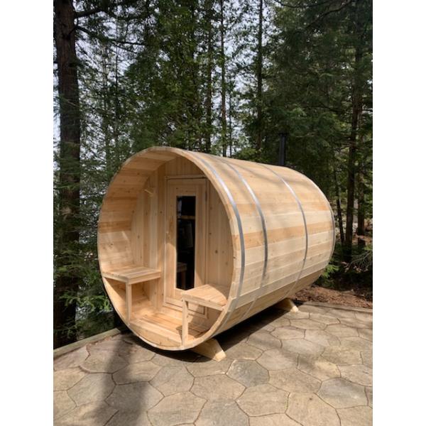 Leisurecraft CT Serenity Electric Barrel Sauna
