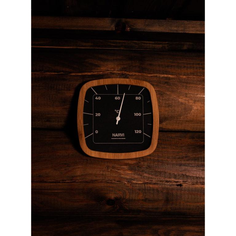 Narvi Black Thermometer Celsius