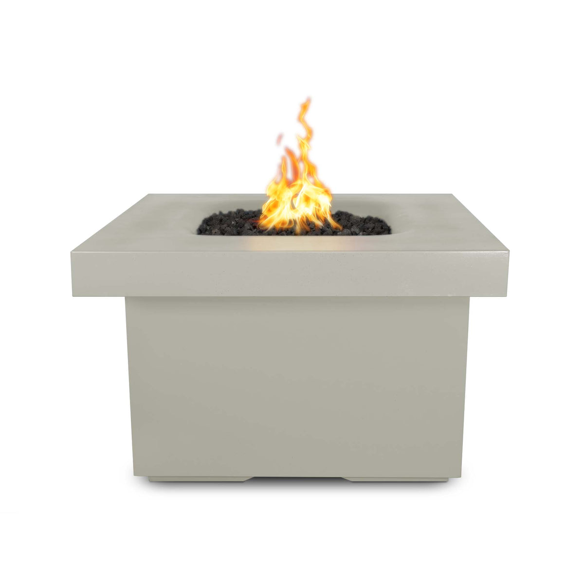 The Outdoor Plus 36" Ramona Concrete Square Fire Table