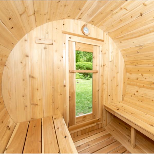Leisurecraft CT Serenity Wood Burning Barrel Sauna