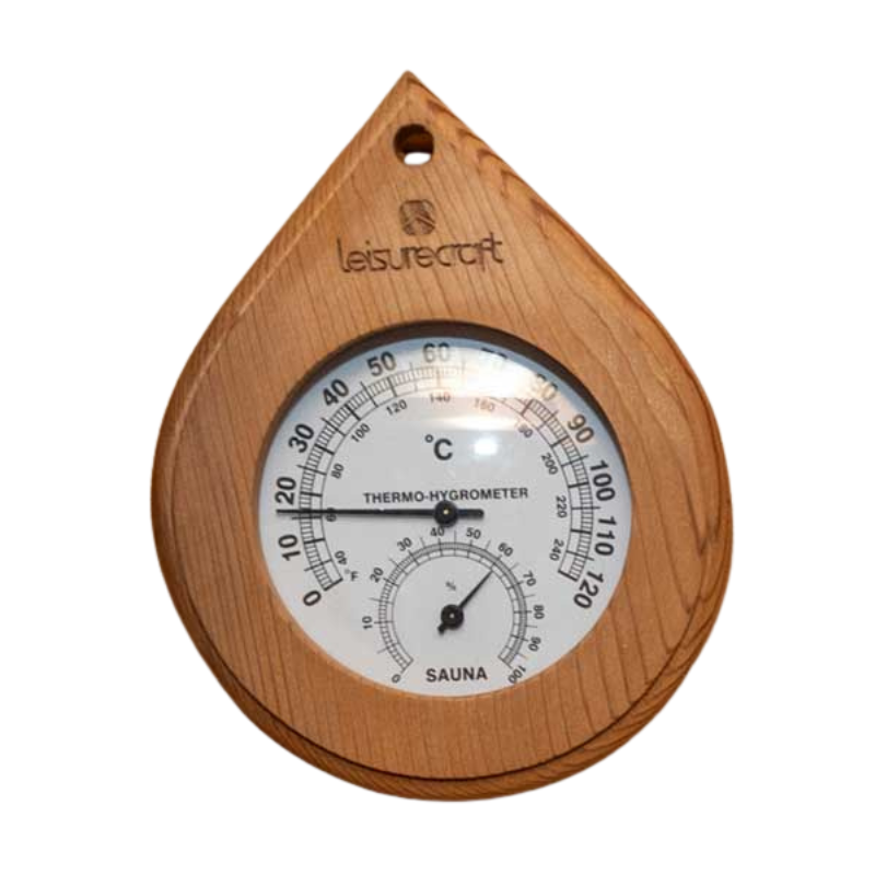 Leisurecraft Cedar Sauna Thermometer