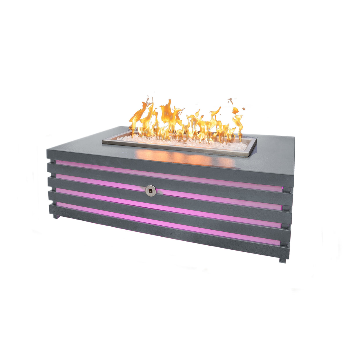 Amina Powder Coat Fire Pit - Gray