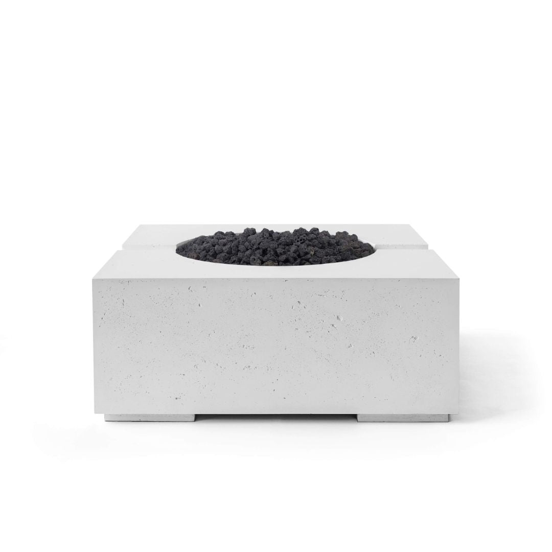 HPC Fire Bravo Square Lightweight Concrete 32" Fire Pit by Dekko
