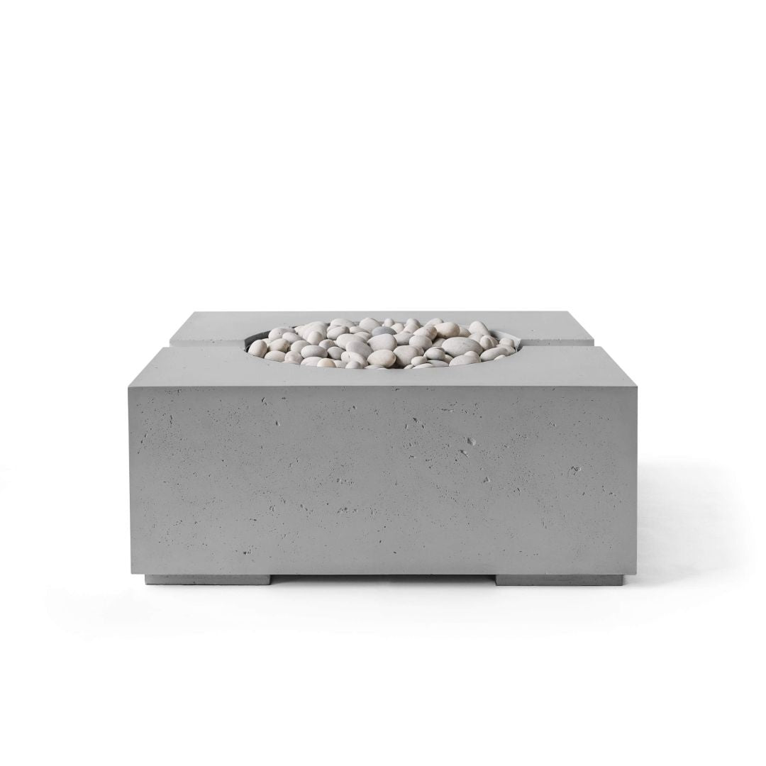 HPC Fire Bravo Square Lightweight Concrete 32" Fire Pit by Dekko