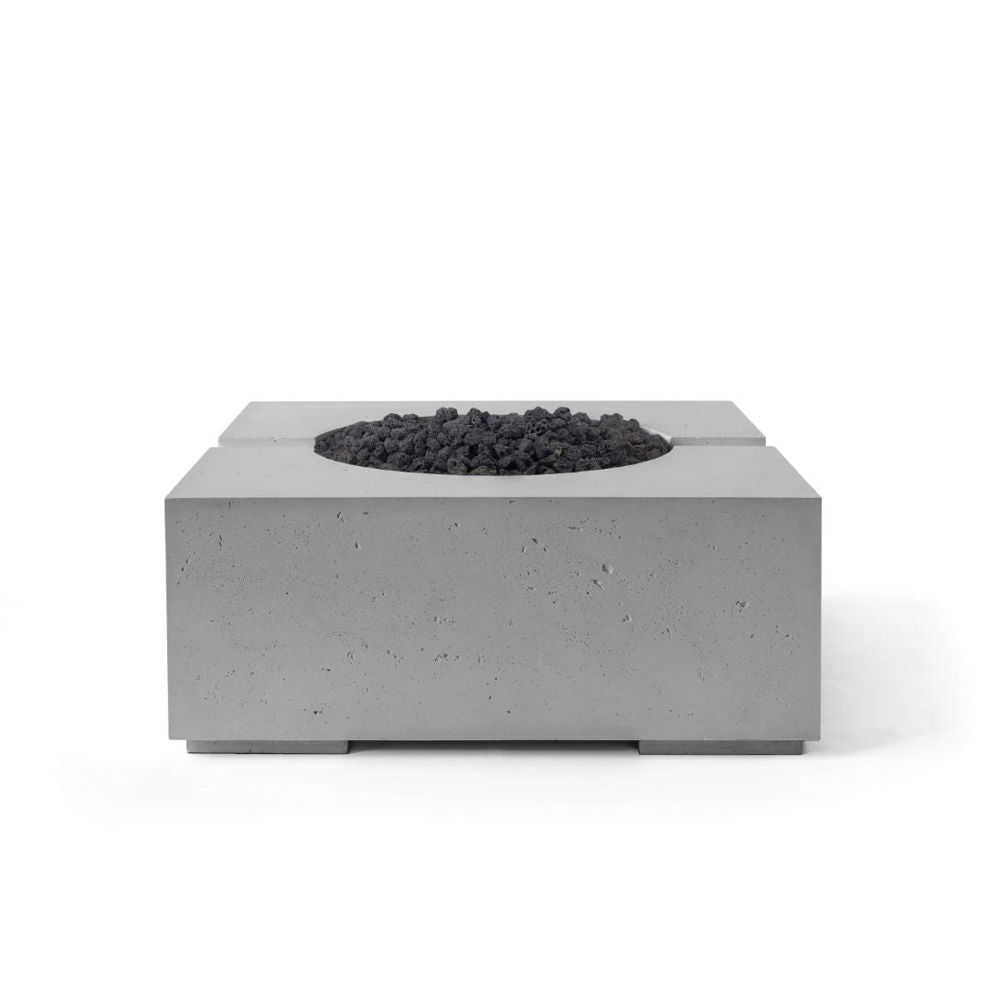 HPC Fire Bravo Square Lightweight Concrete 32" Fire Pit by Dekko