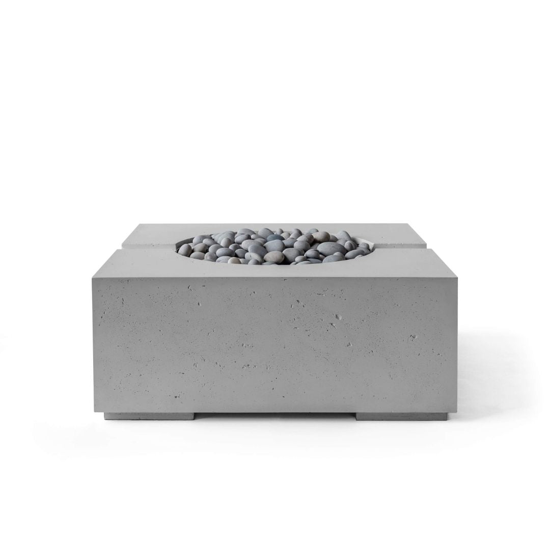HPC Fire Bravo Square Lightweight Concrete 32" Fire Pit by Dekko