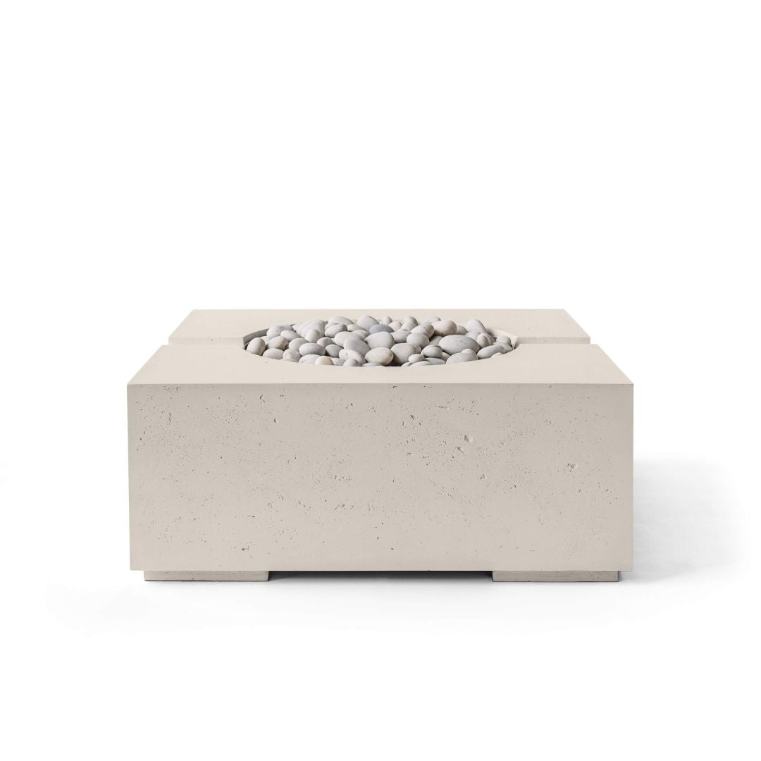 HPC Fire Bravo Square Lightweight Concrete 32" Fire Pit by Dekko