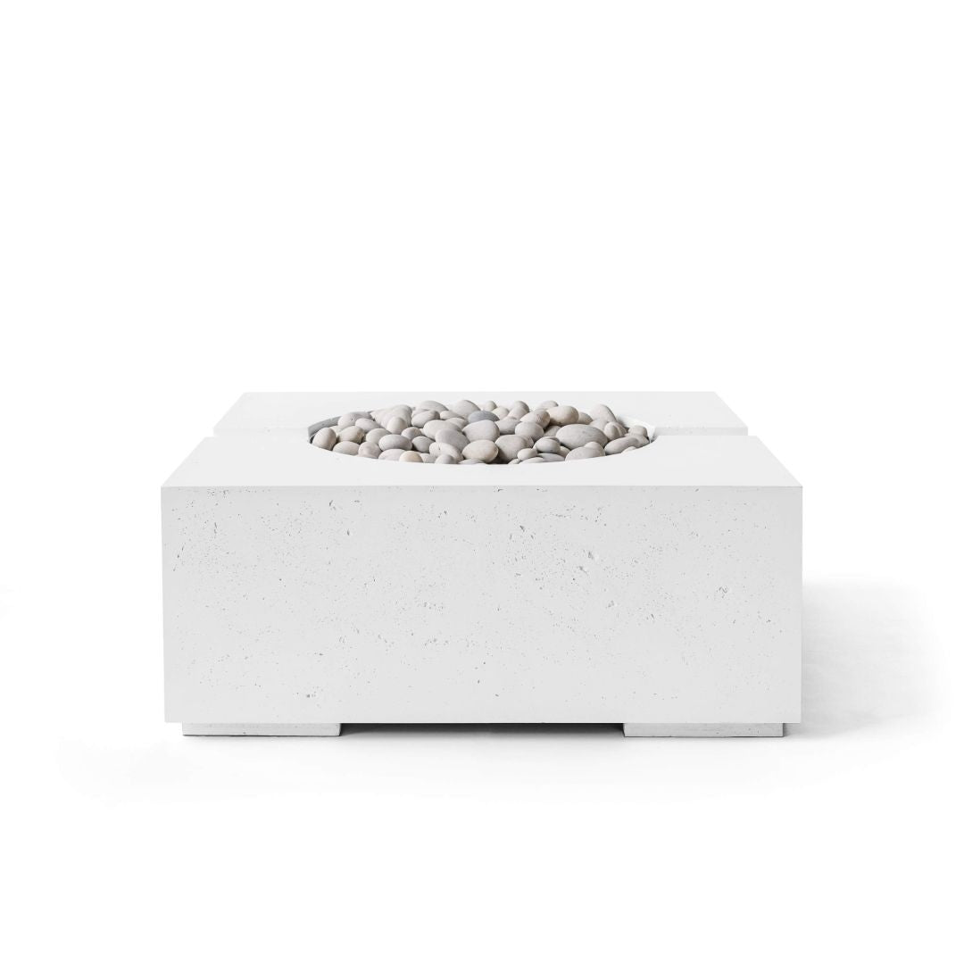 HPC Fire Bravo Square Lightweight Concrete 32" Fire Pit by Dekko