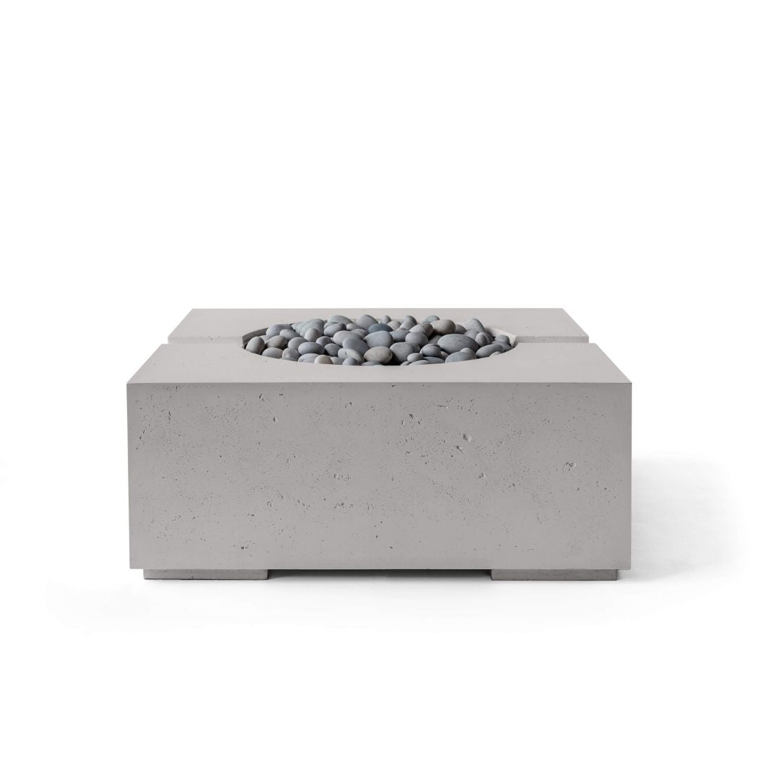 HPC Fire Bravo Square Lightweight Concrete 32" Fire Pit by Dekko